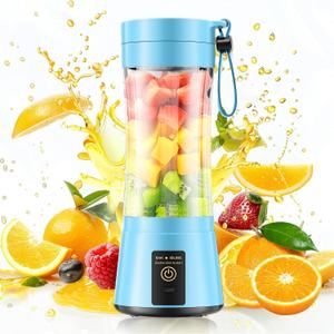 Personal Size Cordless Portable Blender - BAP Free Blender Make Smoothies & Shakes, 12 Oz Juice Cup with 6 Blades, Quickly Squeezed in Office/Picnic/Sports/Home
