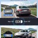 Dash Camera for Cars, 4K Dash Cam Front and Rear with 5G WiFi, Free Card Included, Loop Recording, Night Vision, 170Wide Angle, G-Sensor, 24H Parking Mode