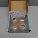 Child Safety Door Knob Cover (4 Pack) Hard-to-Remove Dual-Lock Door Handle Covers for Kids - Reusable Baby Proof Door Knob Locks - Installs Easily, No Tools Needed (Transparent)