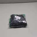 AGAPENG Girls Rash Guard Swimsuit Long Sleeve Swimsuit Two Piece Color Block Ruched Bathing Suit Zip Girls' Swimwear 7-16Y (15-16 Years, Black Tropical)