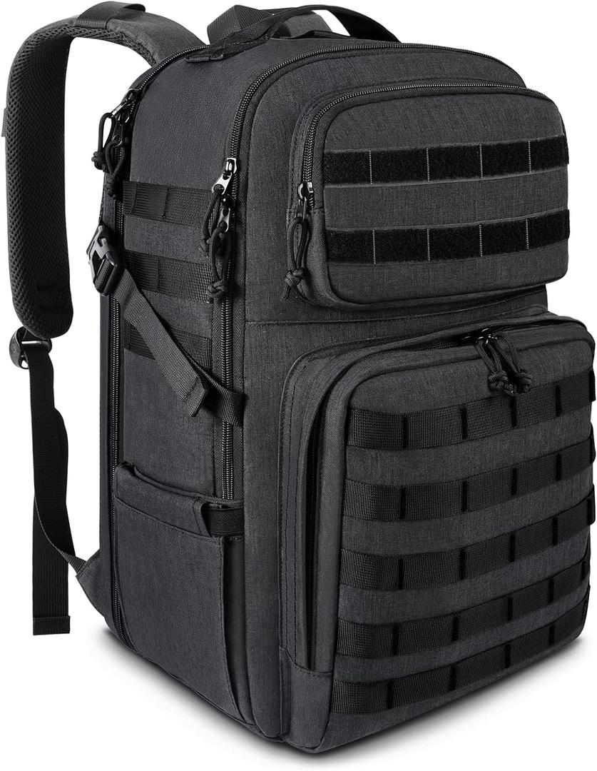 MATEIN 17 Inch Laptop Backpack, Large Military Tactical Backpack for Men TSA Approved, Water Resistant Computer Bag Work Day Pack, Travel Laptop Carry on for Camping Hiking