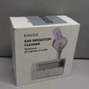 Electric Ear Wax Removal Kit, FSA-HSA-Eligible, Water Powered Ear Irrigation System with Sewage Collection, 4 Clean Modes, Safe & Effective, 3 Ear Tips for Adults (White)