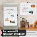 Mr. Pen- Magnetic Whiteboard Dry Erase, 18x24 Inches, Dry Erase Board with Black Fine Point Marker, Magnetic White Board for Students, Home, Office and Classroom