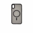 For iPhone X XS XR XSMax Matte Shockproof Cover case Luxury Magnetic For Magsafe Wireless Charging Phone Case Black For iPhone XS Max