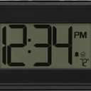 SEDLAV Digital Black Desk Alarm Clock with Timer - Sleek and Functional Timekeeper