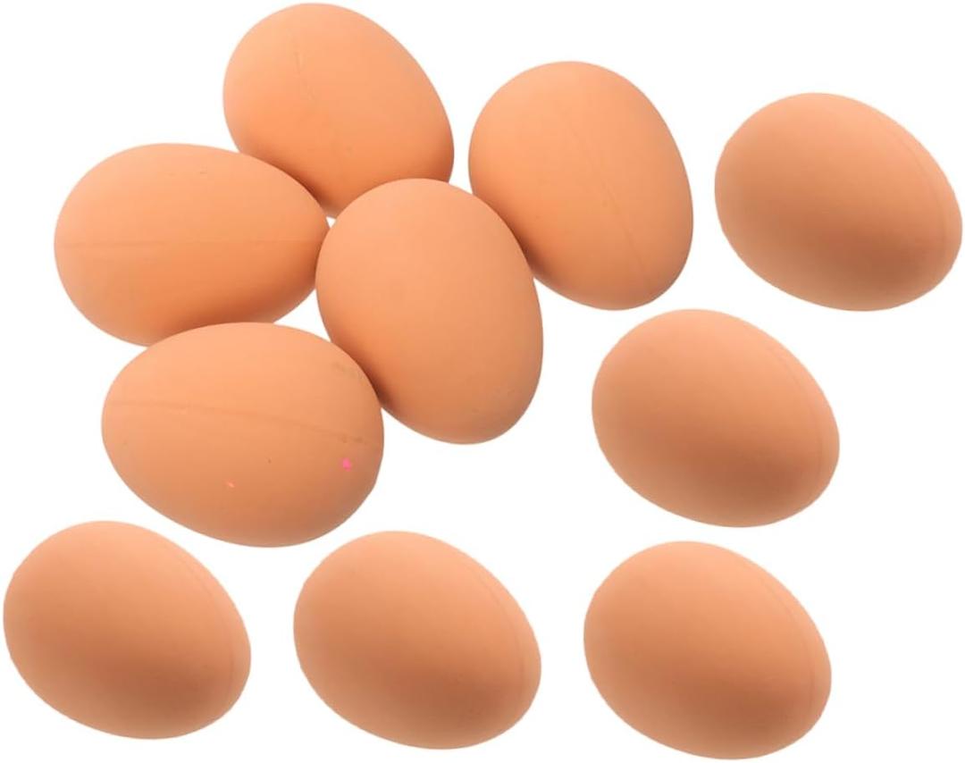 10pcs Cartoon Dog Toys for Small Dogs Interactive Bouncy Eggs for Gentle Chewing Indoor Play and Pet Training Fun Engaging Pet Toys for Puppies