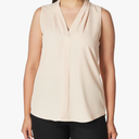 Calvin Klein womens Sleeveless Blouse – Business Casual Tops for Women (Standard and Plus) Size S