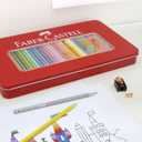Faber-Castell Classic Colored Pencils Tin Set, 48 Vibrant Colors In Sturdy Metal Case | Spring Craft Supplies