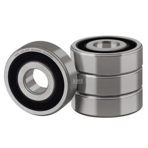 XiKe (4 Pack) 628-2RS Double Sealed Deep Groove Ball Bearings, 8x24x8mm, Pre-Lubricated for High RPM, Chrome Steel P6, ABEC 3