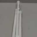 AIZESI 3 PCS Tension Curtain Rod 14 to 18 Inch Spring Curtain Rod " Diameter Adjustable Curtain Rod White Tension Curtian Rods for Windows, Bathroom, Kitchen, Cupboard