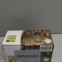 Set of 2 Solar Lanterns Outdoor Hanging Decorative Lights for Garden Patio Porch Decorations (Bronze)