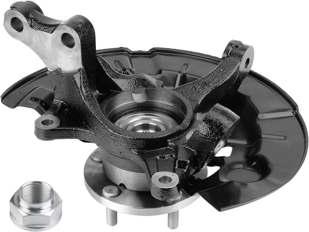 Front Steering Knuckle & Wheel Bearing Hub Assembly Compatible with Toyota Camry LE XLE L 2.5L 2012-2017, Right Passenger Side Replaces #686-248,LK046,43211AA010,43502-AA011