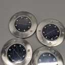 INCX Solar Lights for Outside, 4 Pack Solar Light Outdoor Waterproof, Garden Lights Landscape Lighting for Lawn Yard Deck Driveway Walkway White