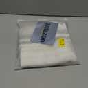 1 pcs decorUhome Decorative Boho Throw Pillow Covers 18x18, Accent Neutral Textured Tufted Pillow Covers Striped for Couch Bed Sofa Living Room, Light Grey and Cream White