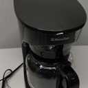 Mueller 12-Cup Drip Coffee Maker - Borosilicate Carafe, Auto-Off, Reusable Filter, Anti-Drip, Keep-Warm Function, Clear Water Level Window Coffee Machine, Kitchen Essentials & Accessories (Black)