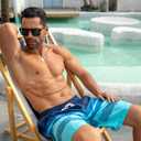 UNICOMIDEA Men Swim Trunks with Compression Liner 9 Inch Long Board Shorts (XXXL)