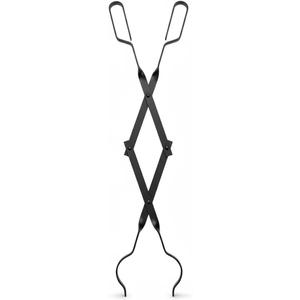 26 Firewood Tongs - Large Fire Pit Tool Grabber for up to 12 Thick Logs for Camping, Fireplace, Bonfires, Rust Resistant Portable