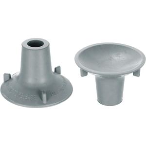 uxcell 2Pcs Replacement Feet for Shower Chair Bath Seat, 7/8" ID Heavy Duty Non Slip Rubber Suction Cup, Feet Chair Leg Caps for Shower Stools and Transfer Bench, Gray (Grey)