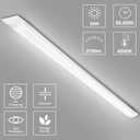 2-Pack 3FT LED Batten, Close to Ceiling Light fixtures, 30W, Ultra-Thin Day Light, 4000K, IP20, LED Ceiling Light for Garage, Stores, Warehouse, Office, Corridor, supermarkets, etc.