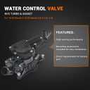 2.0L 2.5L Coolant Control Valve Compatible with 2019-2025 Mazda 3 2018-2025 Mazda CX-5 Replace# PYFD-15-16ZA PYFB-15-16ZA PYFB1516ZA PYFD-15-16Z PYFD1516ZA