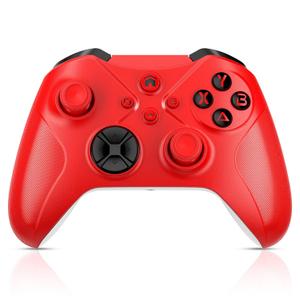 Dinosoo Wireless Controller for Xbox Series X|S, Xbox One & Windows 10/11 Steam Games, Bluetooth, Dual Vibration, TURBO, Macro, 3.5mm Audio Jack Red - Upgrading with a PC before connecting to X-box