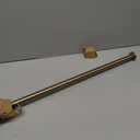 Ivilon Tension Curtain Rod - Spring Tension Rod for Windows or Shower, 36 to 54 Inch. Warm Gold