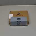 10 Pack 1-1/8 Inch, Square Matte Black Cabinet Knobs Black Drawer Knobs Black Cabinet Pulls, ZK2401 Solid Kitchen Hardware for Cabinets Drawers Bedroom Dresser Bathroom Vanity Cupboard