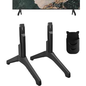 TV Base Stand for Samsung TV Legs Replacement Only for UN50TU7000FXZA UN55TU7000FXZA UN58TU7000FXZA UN50TU7000 UN55TU7000 Not Universal TV Legs for Samsung with Remote Holder Only for Model We List