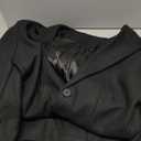 Wool Blend Wrap Coat Women's Superior 70% Wool Coat, Classy Long Wool Coat with Belt (X-Large, Black)