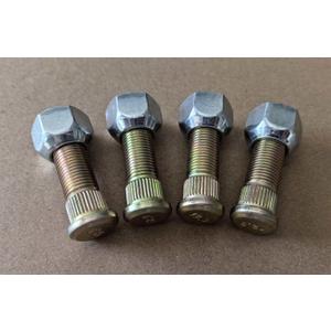 4pcs 1/2"-20 Wheel Stud 116-1696 with Lug Nuts Replacement for Toro Exmark Aerators Staris Lazer Z E S X Staris Lawn Mower