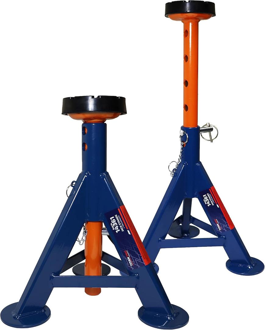 4 Ton HD Flat Top Jack Stand (Sold in Pairs)
