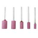 95 Pieces Abrasive Stone Points Electric Grinding Accessories Polishing Grinding Head Wheel Tool Kit for Rotary Tool (Red)