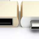 Satechi USB-C to USB-A Adapter, USBC Male to USBA 3.0 Female Connector, USBC to USBA Converter, Compatible with MacBook Pro/Air, iPad Pro/Air/Mini, for Type-C Laptops, Tablets, Phones (Gold)