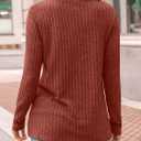 LILLUSORY Womens Long sleeve Sweaters Shirts Fall Tops (S)