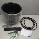 SUNYRISY Self Watering Planter Box with Plant Cage, Raised Garden Bed with Wheels and Tomato Cage for Climbing Plants Vegetable Vine Flowers Outdoor Patio (Sage Green)