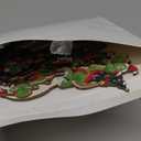 BBTO 40 Pcs Christmas Dinosaur Ornaments Christmas Tree Topper Ornaments Wood Decorative Hanging Dinosaur Wooden Decors for Tree Xmas Party Holiday Decoration