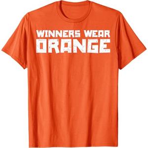 Team Sports Winners Wear Orange T-Shirt, Large