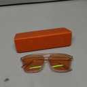 Goiteia FL-Rose Migraine Glasses,Blocks 480520 nm Light, Light Sensitivity Glasses for Fluorescent LED Glare,Photophobia