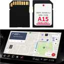 A15 Compatible with Lincoln Ford Navigation SD Card,Latest Version Sync 2 System SD Card of GPS Navigator for Car OEM GM5T-19H449-AJ,Car in-Dash Navigation GPS Units Map Card