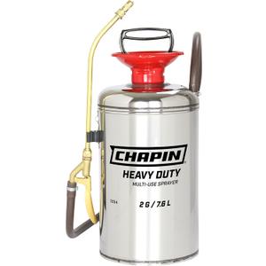 Chapin 1254 2-Gallon Heavy-Duty Stainless Steel Tank Multi-Use Sprayer for Lawn, Home & Garden