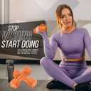 Fitness Republic Neoprene Dumbbell Set of 2, Non-Slip, Hex Shape, Free Weights for Muscle Toning and Strength Building - Portable Home Gym Hand Weights ((Neoprene) 06 lbs - Orange)