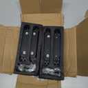 Coshar Heavy Duty Door Hinges Invisable Door Hinges Hidden Door Hinges 5.9 Inch 3 Way Adjustable Butt Hinge, 88lb Weight Capacity (Black, 2 Hinge)