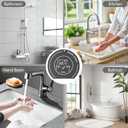 5 x 2-in-1 Shower Drain Hair Catcher & Bathtub Drain Cover, Odor-Proof Silicone Hair Stopper for Bathroom, Tub, Sink, Kitchen, Laundry - Prevents Clogs and Unpleasant Smells (2, Grey)