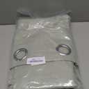 H.VERSAILTEX Bedroom Curtains Blackout, Sage Green Linen Blackout Curtains 84 Inches Long, 100% Blackout Thermal Textured Linen Look Curtain Draperies Grommet with White Liner, 2 Panels