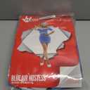 Morph Air Hostess Costume for Women Blue - Retro Stewardess Outfit Womens - Flight Attendant Costume for Women (Large)