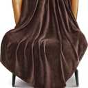 Exclusivo Mezcla Extra Large Fleece Throw Blanket for Couch, Sofa, 300GSM Super Soft and Warm Blankets, Coffee Throw All Season Use, Cozy, Plush, Lightweight, 50x70 Inches (Throw XL (50"x70"))