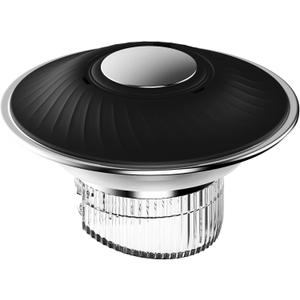 Bathroom Sink Stopper, Sink Drain Strainer for 1.06"1.57" Basins, Stainless Steel Filter Basket Hair Catcher, Stainless Steel & Silicone Push Pop Plug, Magnetic Leak Proof Seal, Easy Cleanup (Black)