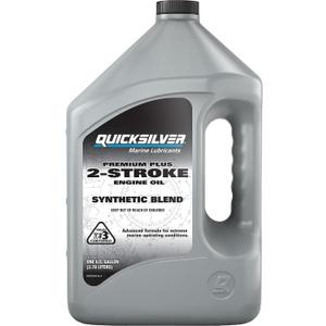 Quicksilver Premium Plus 2-Stroke Synthetic Blend Marine Engine Oil, 1 Gallon