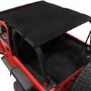 Extended Bikini Top for Jeep Wrangler TJ 1997-2006 Full Bikini Top UV Protection Sun Shade Cover Waterproof Front & Rear Passengers (Waterproof Oxford)