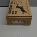 BurgeonNest 25'' Herding Ball for Dogs, Herding Ball for Australian Shepherds, Cattle, Border Collies & Medium/Large Breeds, Outdoor Dog/Horse Toys Includes Electric Pump for Quick Inflation-Yellow